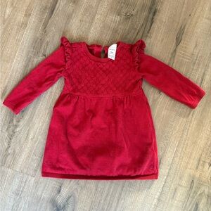 🌺5/$20 Red Knit Baby Girl’s Dress